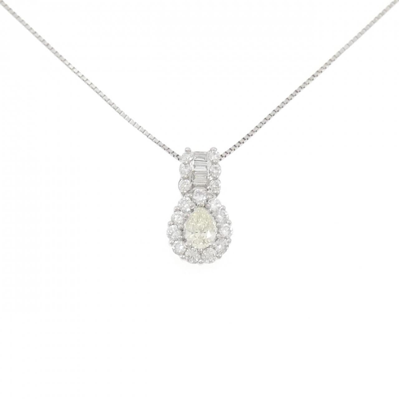 PT900/PT850 ダイヤモンド ネックレス 0.31CT