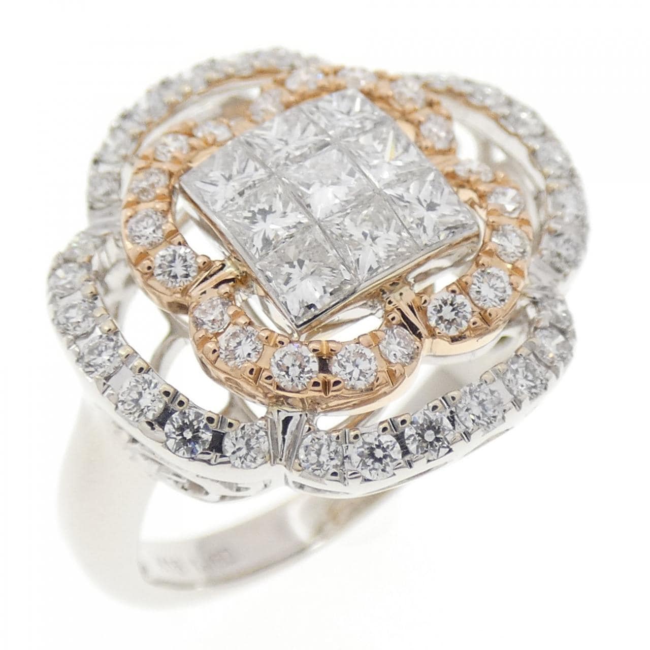 K18WG/K18PG ダイヤモンド リング 1.16CT