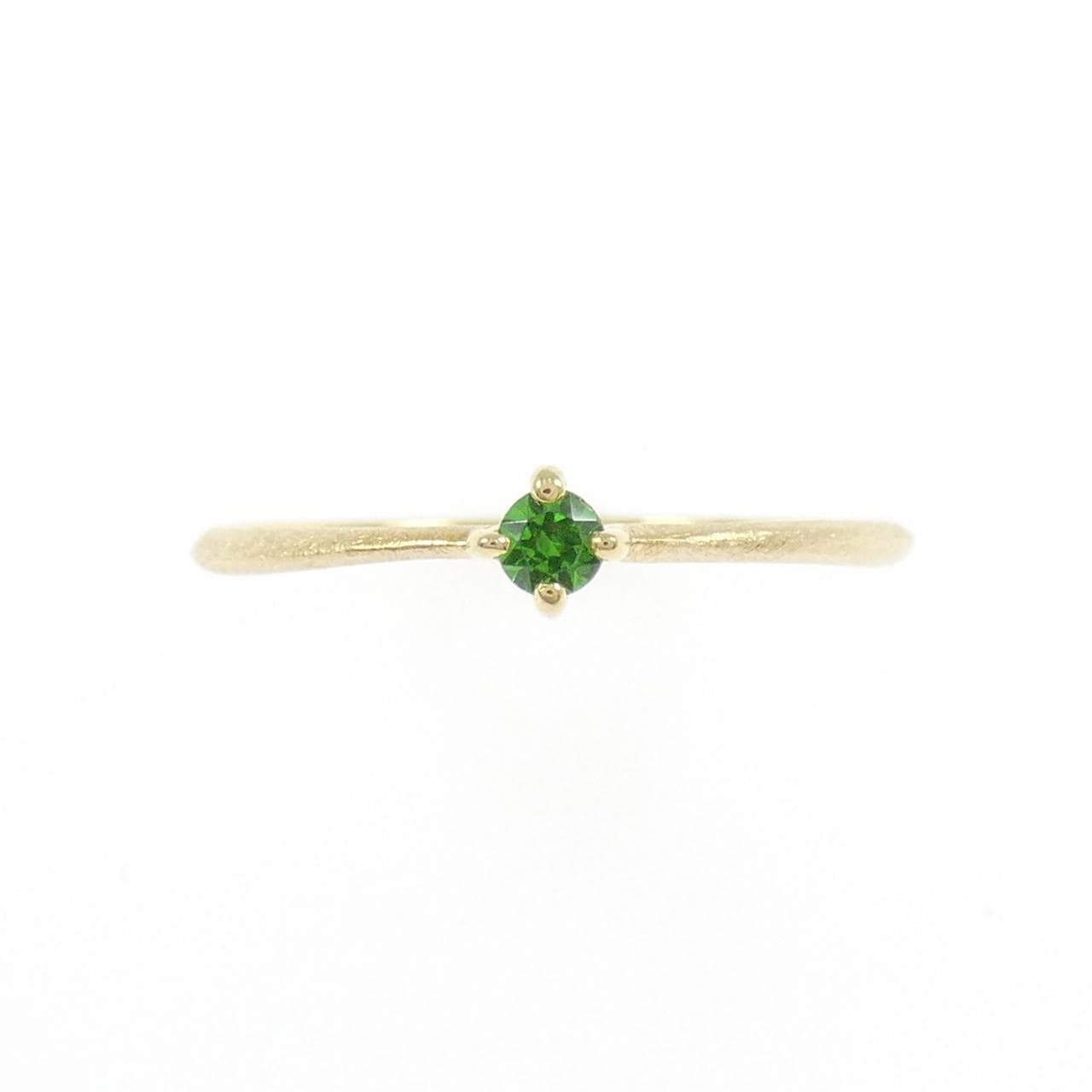 K18YG デマントイドガーネット リング