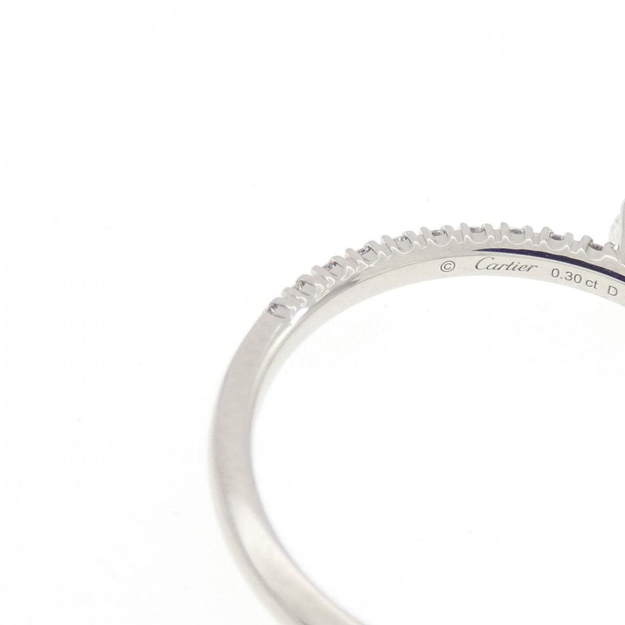 カルティエ エタンセル リング リング 0.30CT F VVS2 3EXT