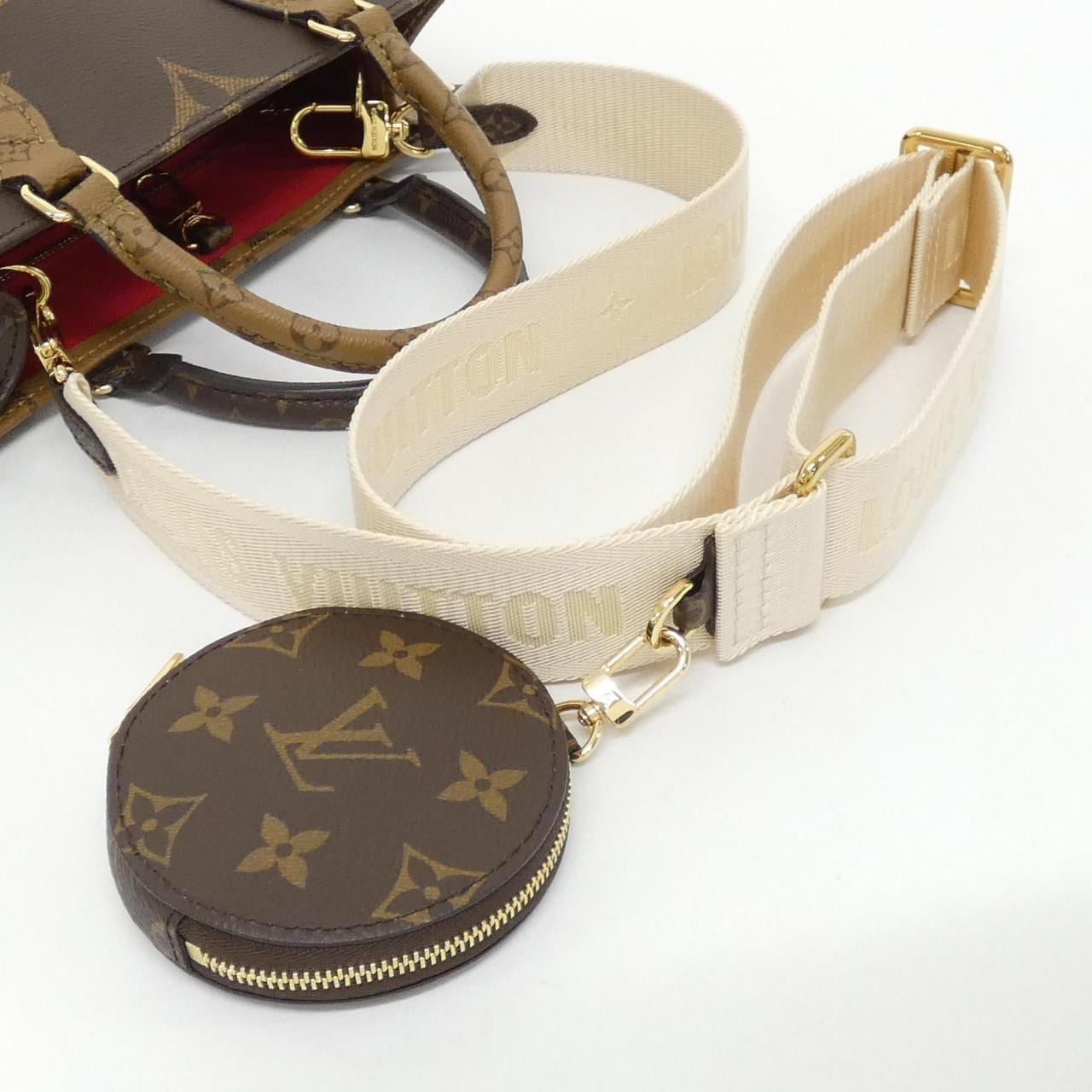 ルイヴィトン モノグラム ジャイアント オンザゴー PM M46373 バッグ