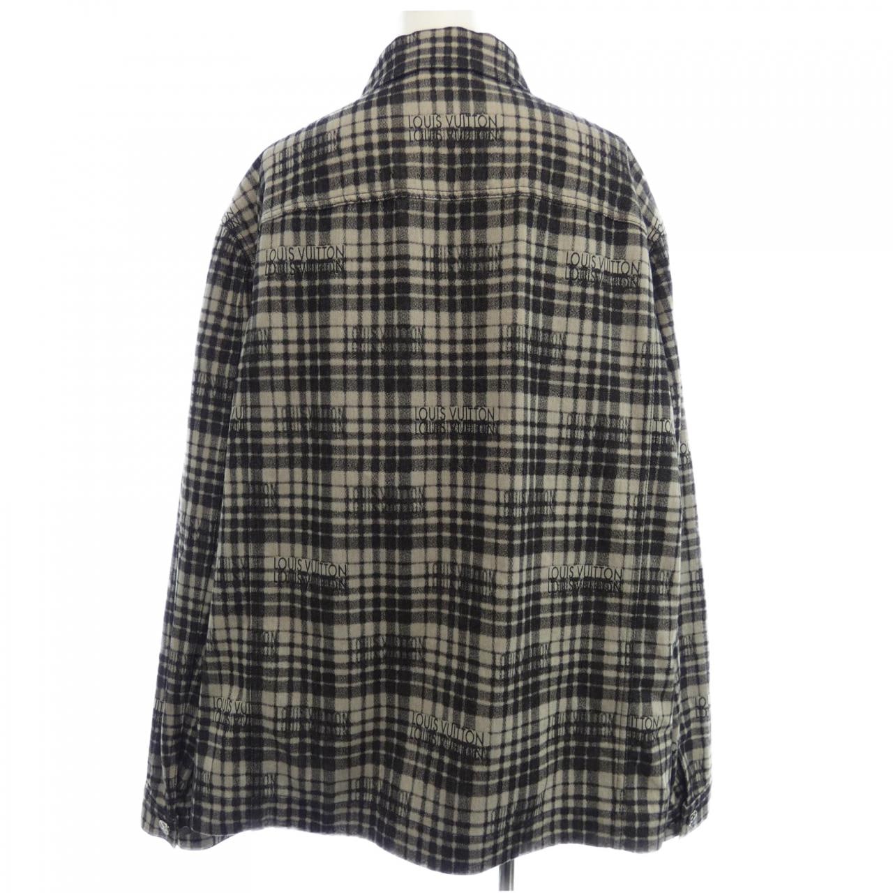 ルイヴィトン LOUIS VUITTON チェックデニムオーバーシャツ HPA90WARA シャツ