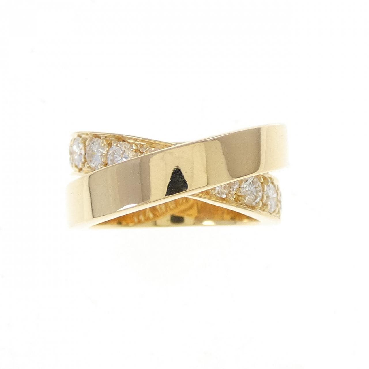 カルティエ パリ ハーフダイヤ リング