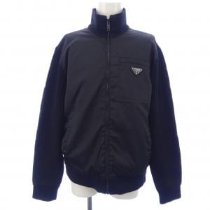 プラダ PRADA トライアングルロゴ ナイロンディテールフリースジャケット UJL189 S212 1YFJ ブルゾン