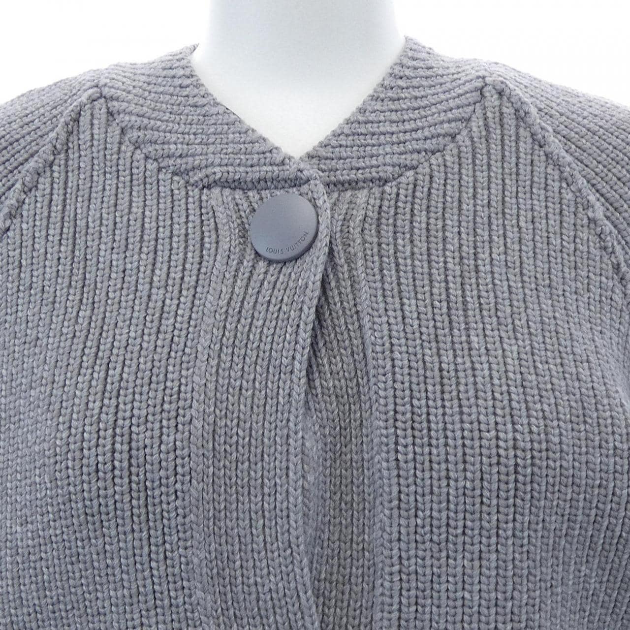 ルイヴィトン LOUIS VUITTON リブニットカーディガン FRKC95QFL カーディガン