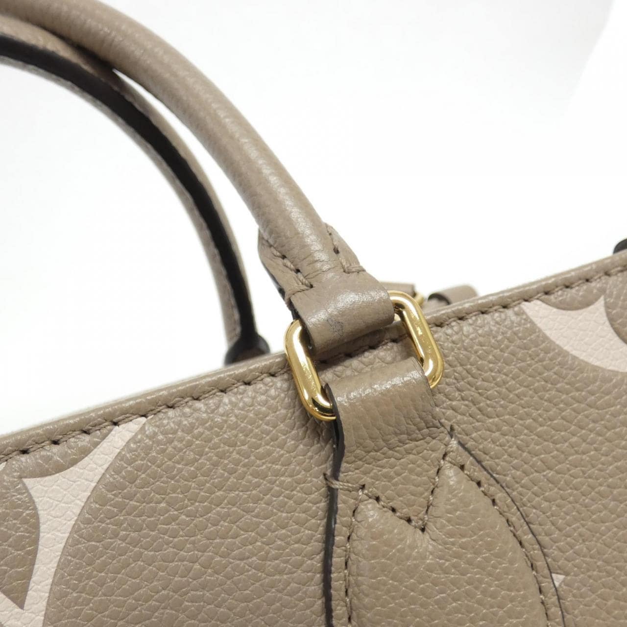 LOUIS VUITTON Bicolor Monogram Empreinte On The Go M45779 Bag