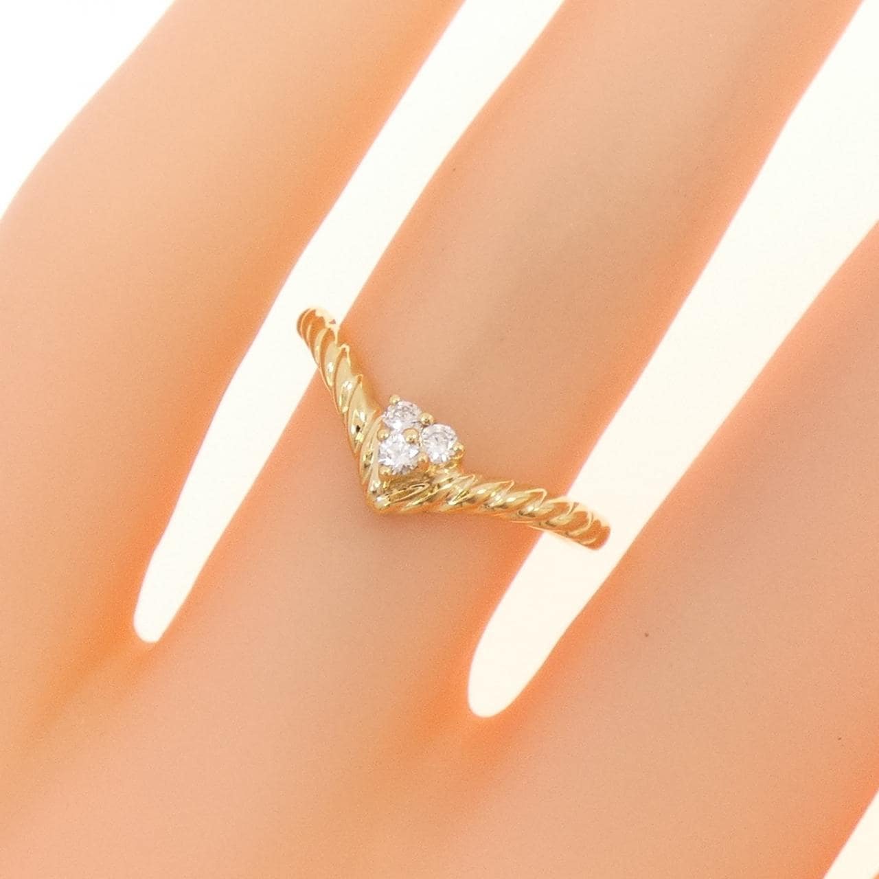 ポンテヴェキオ ダイヤモンド リング 0.08CT
