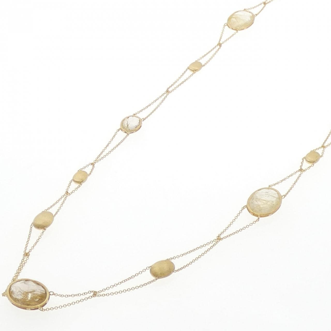 ナニス  ルチルクオーツ ネックレス