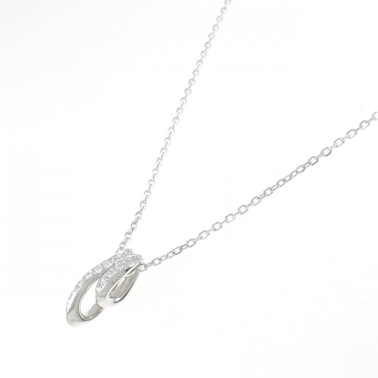 MIKIMOTO Diamond Necklace 0.19CT