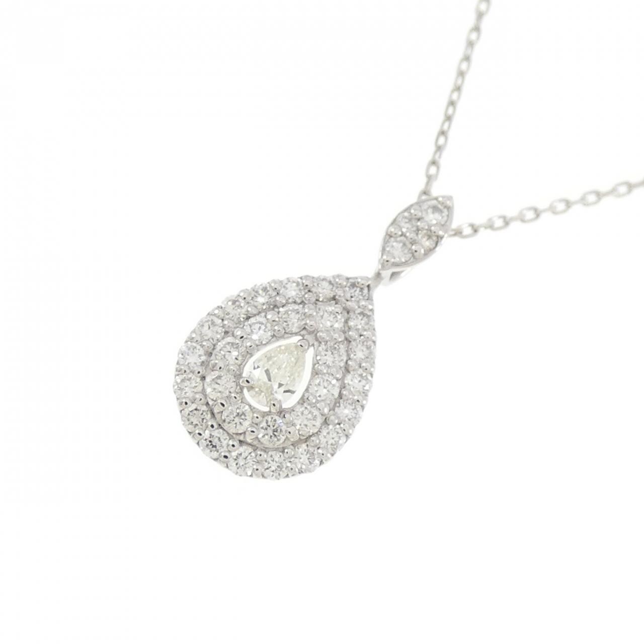 【新品】PT900/PT850 ダイヤモンド ネックレス 0.25CT