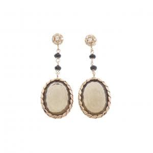 750PG/K18PG カラーストーン ピアス