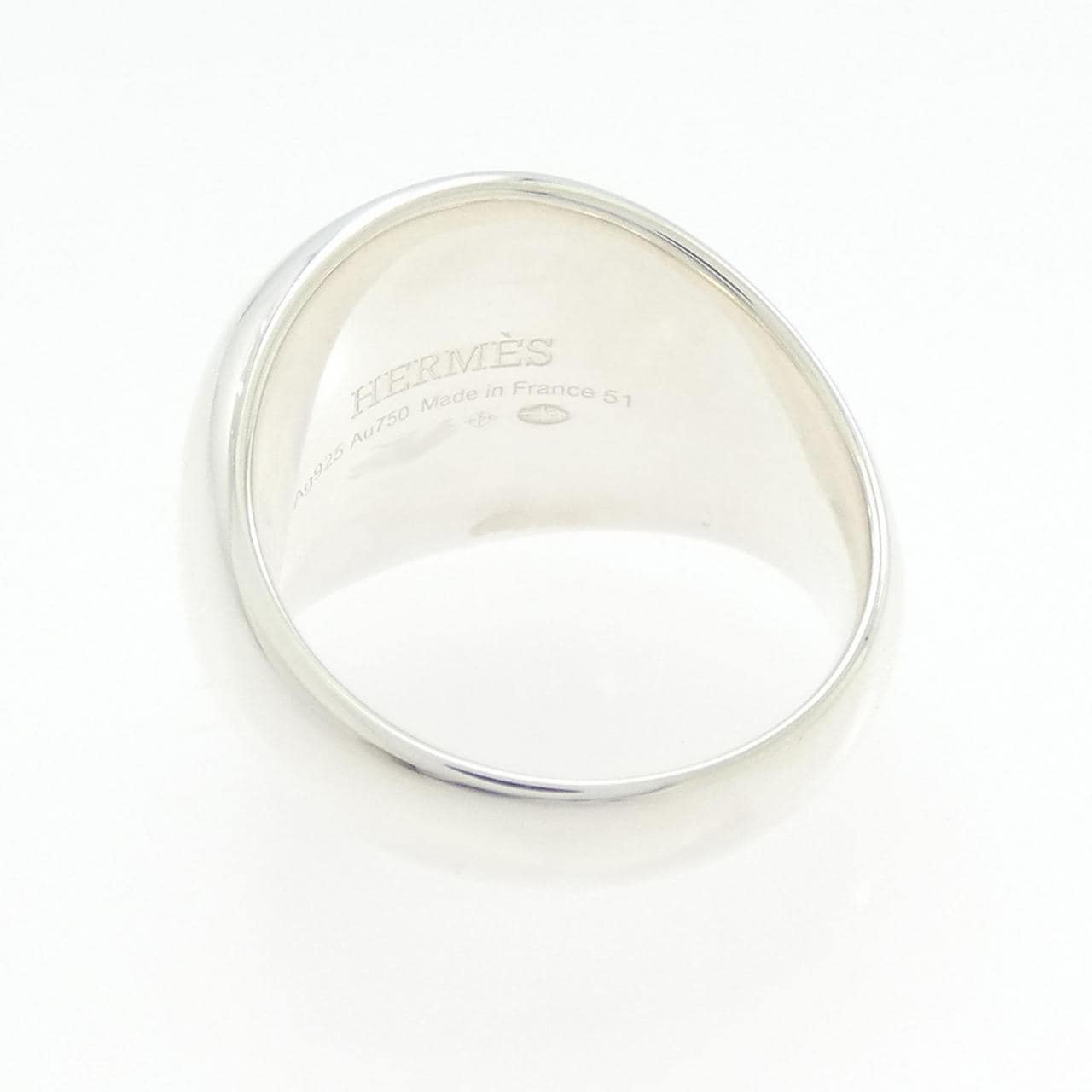 エルメス エクスリブリス シュヴァリエ リング