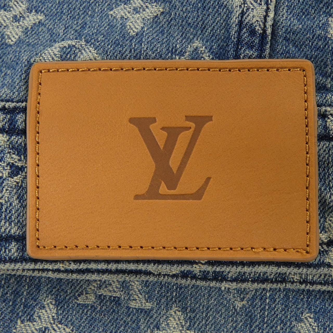 ルイヴィトン LOUIS VUITTON JACQUAD DENIM TRUCKER HDA91WALL SUPREME デニムジャケット
