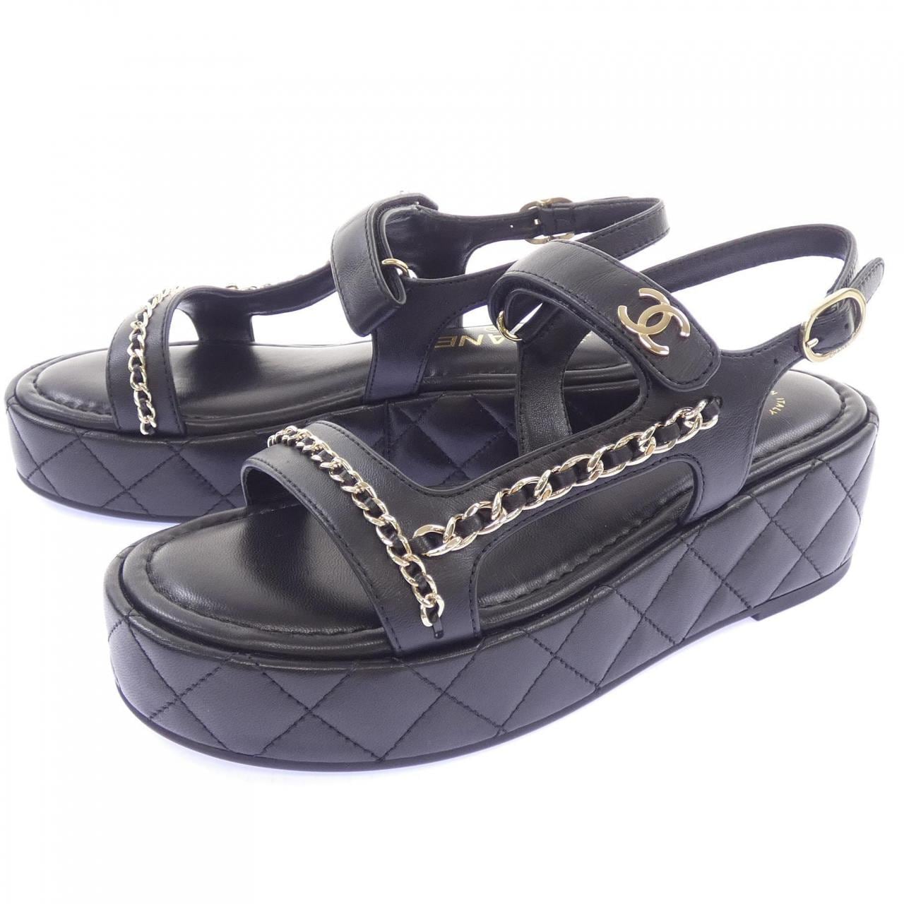 シャネル CHANEL マトラッセ G46300B19705 サンダル