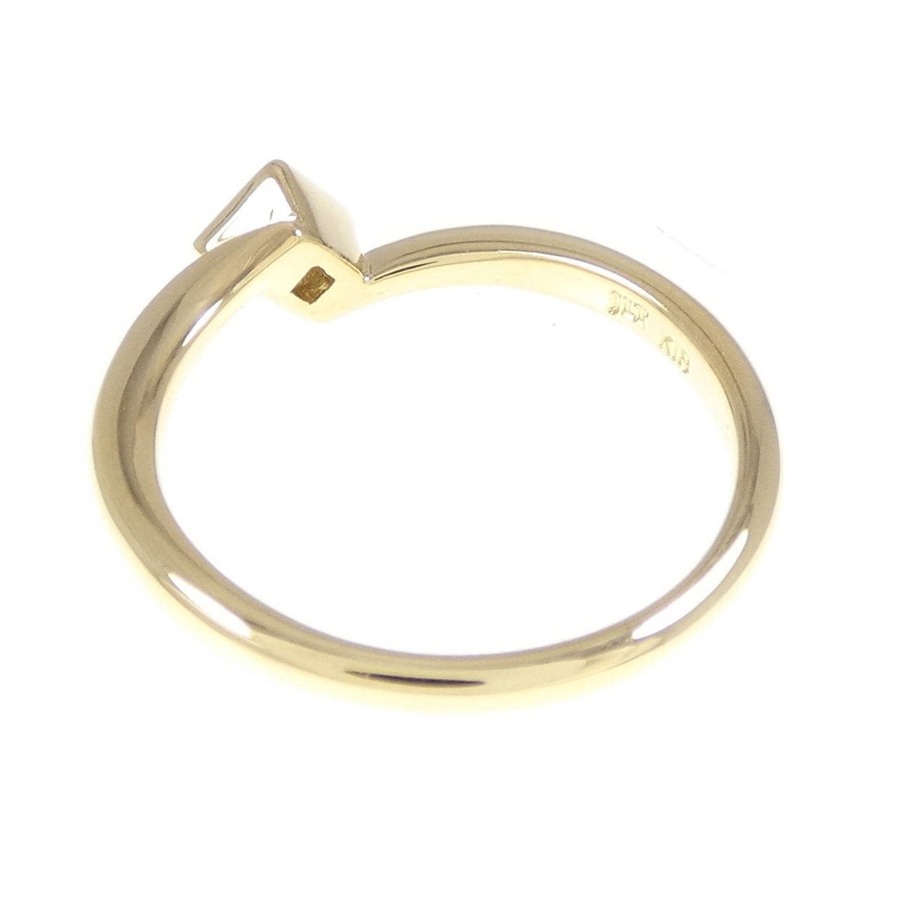 K18YG ダイヤモンド リング 0.11CT