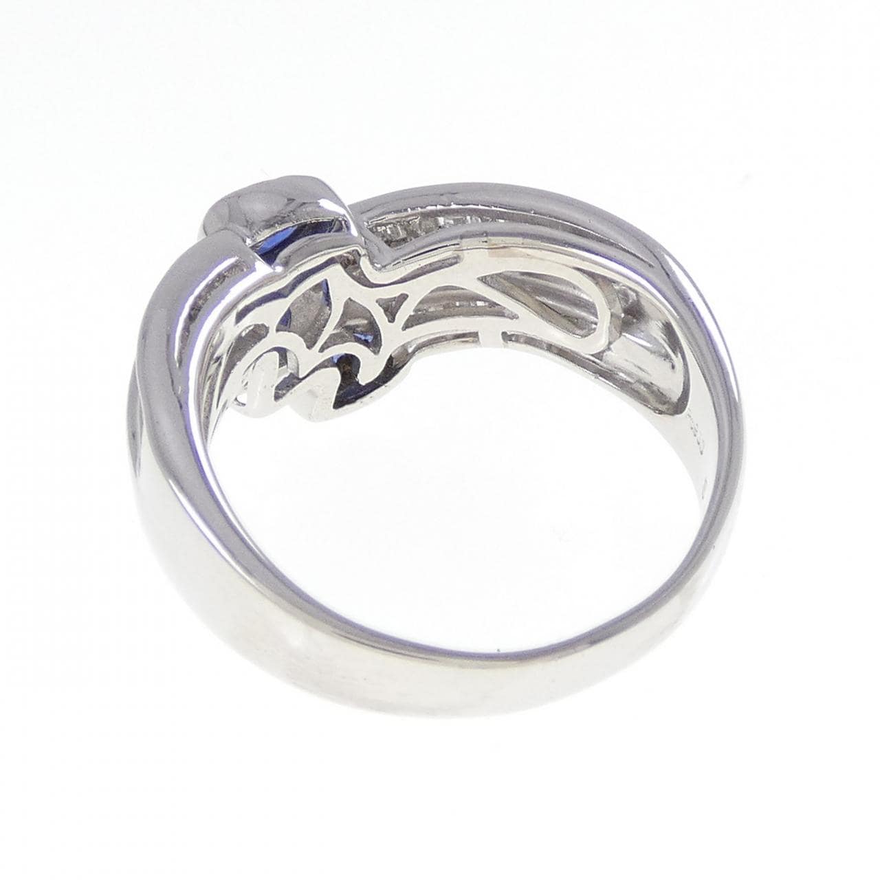 PT900 サファイヤ リング 0.75CT