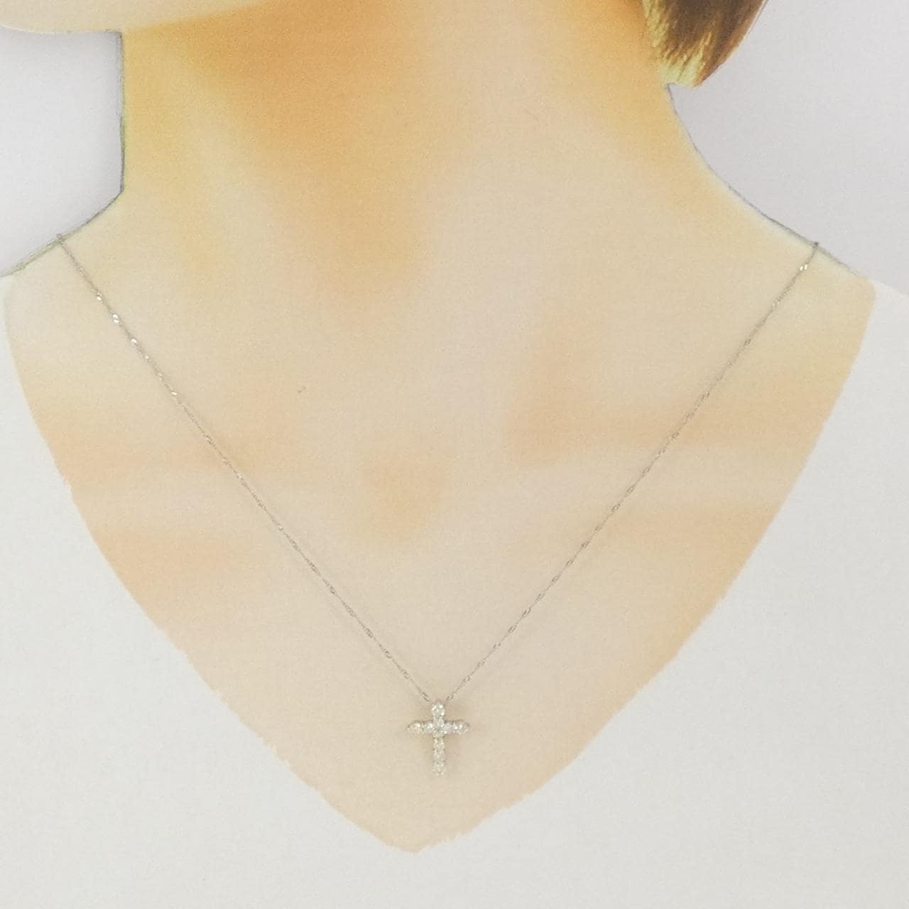 PT900/PT850 十字架鑽石項鍊 0.5CT