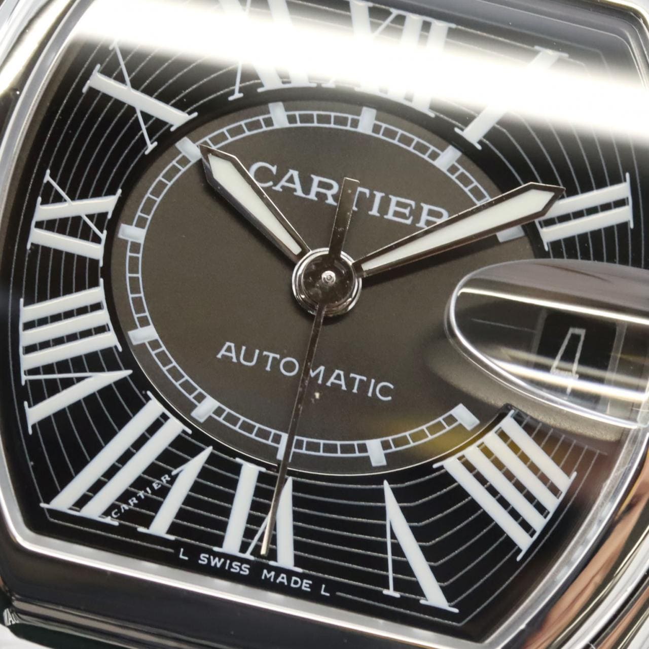 カルティエ ロードスターLM W62041V3 SS 自動巻