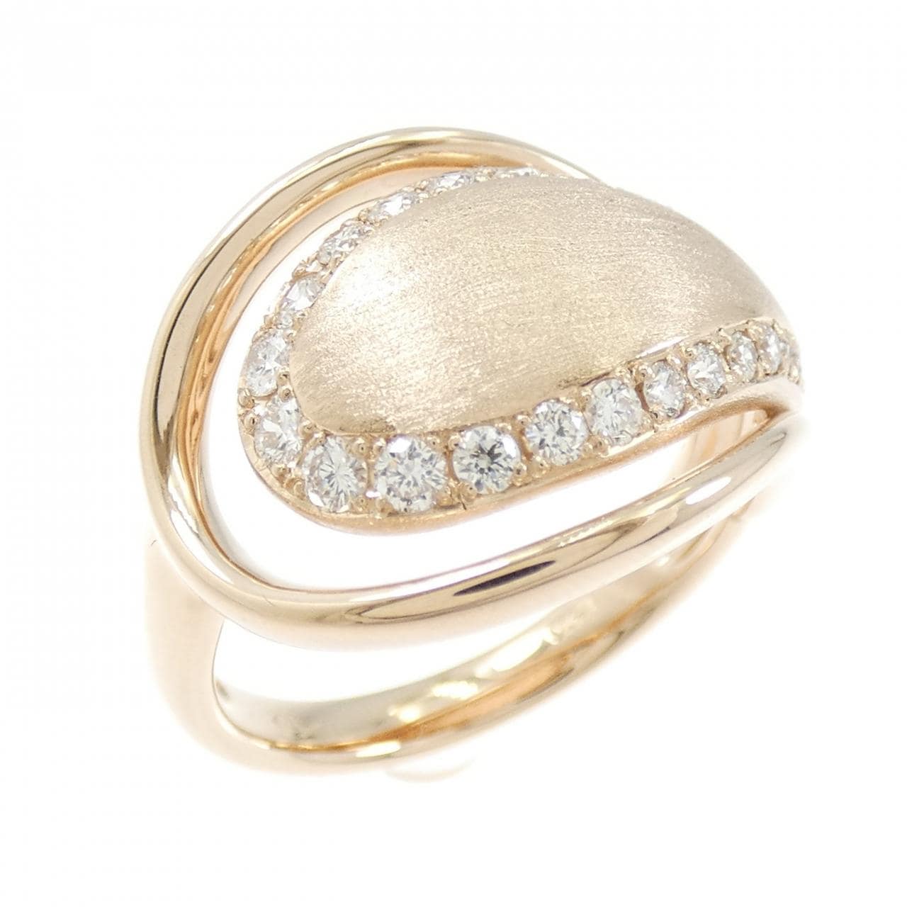 K18PG ダイヤモンド リング 0.41CT