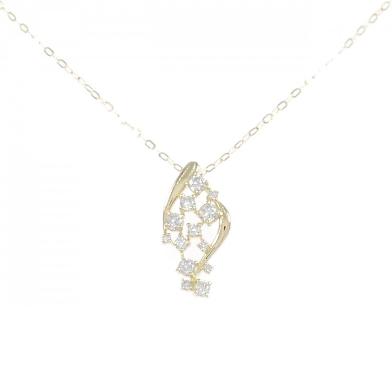 [新品] K18YG鑽石項鍊 0.30CT