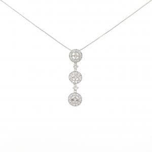 K18WG ダイヤモンド ネックレス 0.77CT