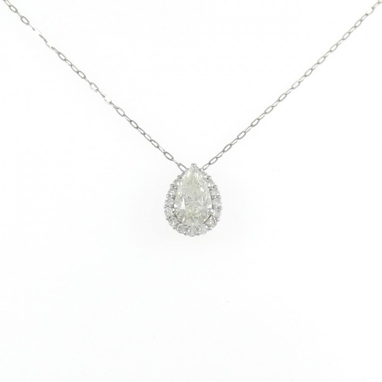 PT950/PT850 ダイヤモンド ネックレス 1.055CT