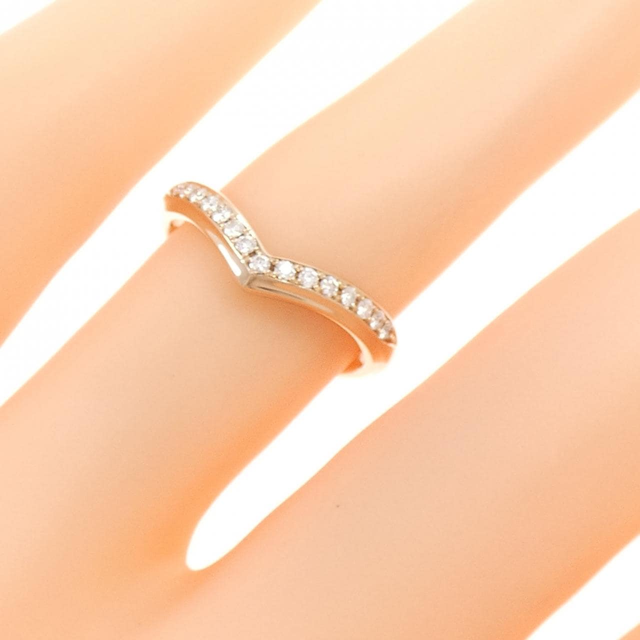 K18PG ダイヤモンド リング 0.105CT