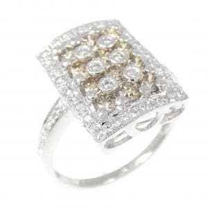 K18WG ダイヤモンド リング 1.00CT