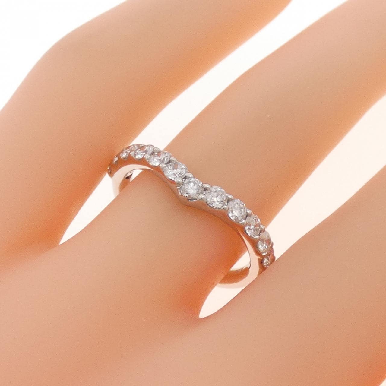 PT950 ダイヤモンド リング 0.70CT