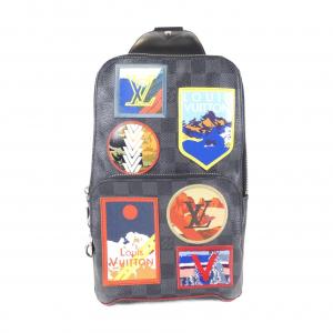 LOUIS VUITTON Damier Graphite Alps Avenue Sling Bag N44055 Shoulder Bag