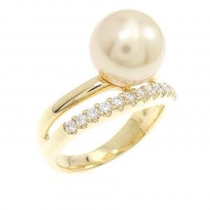 White Butterfly Pearl ring