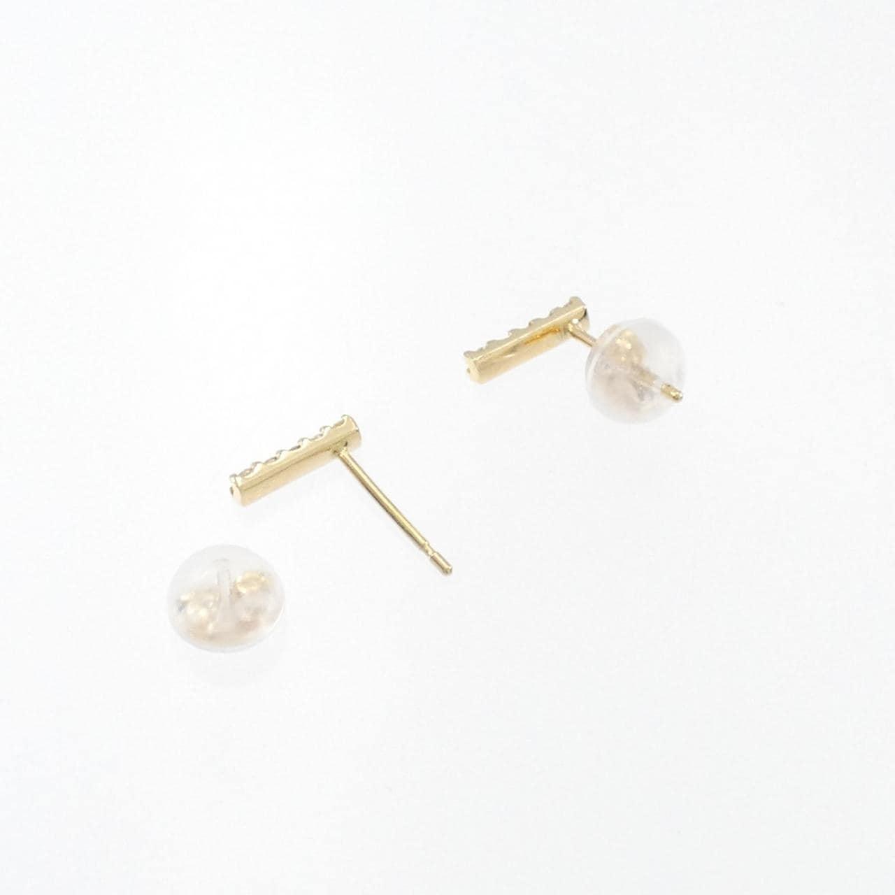 【新品】K18YG ダイヤモンド ピアス 0.10CT