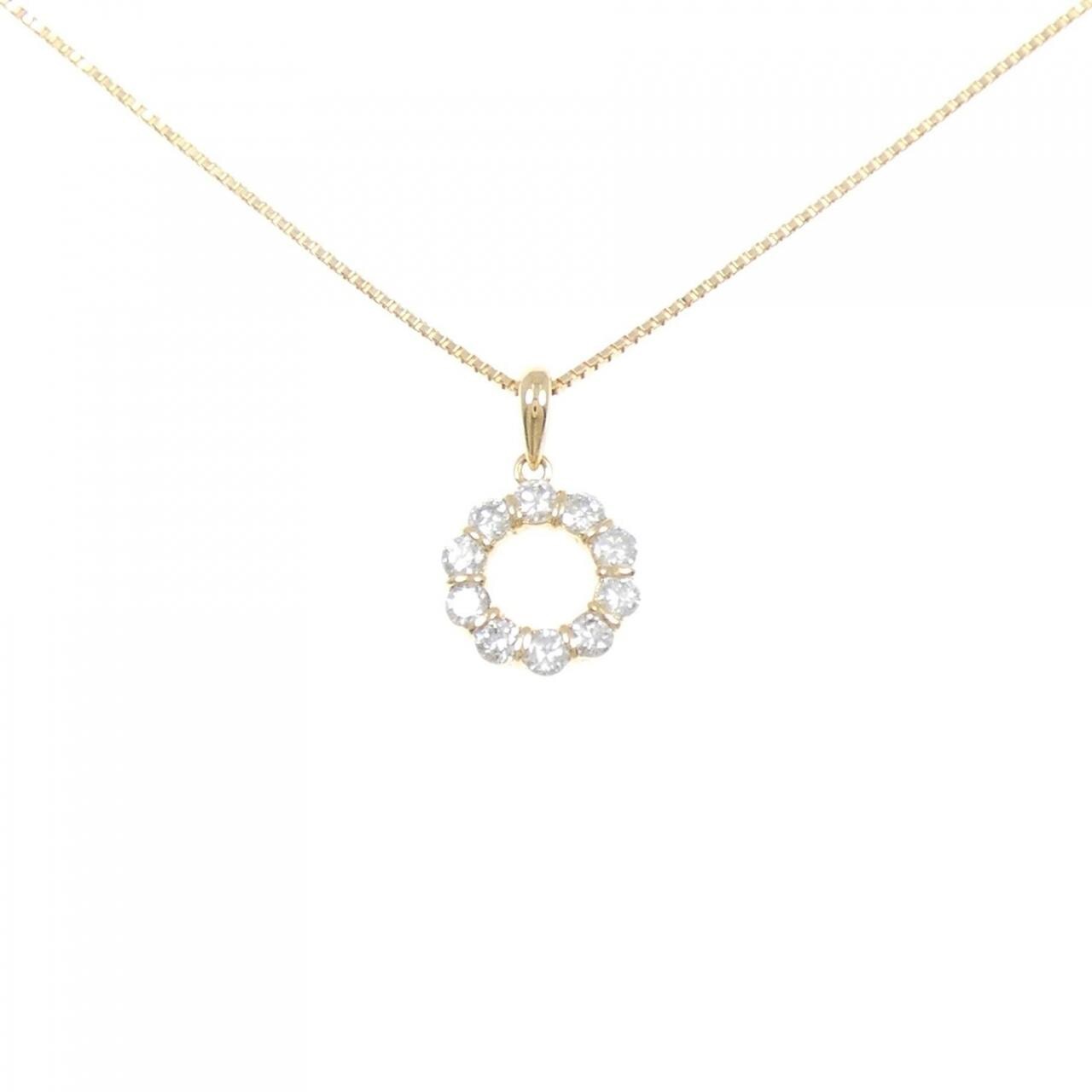 K18YG ダイヤモンド ネックレス 0.51CT