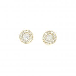 【リメイク】K18YG ダイヤモンド ピアス 0.30CT