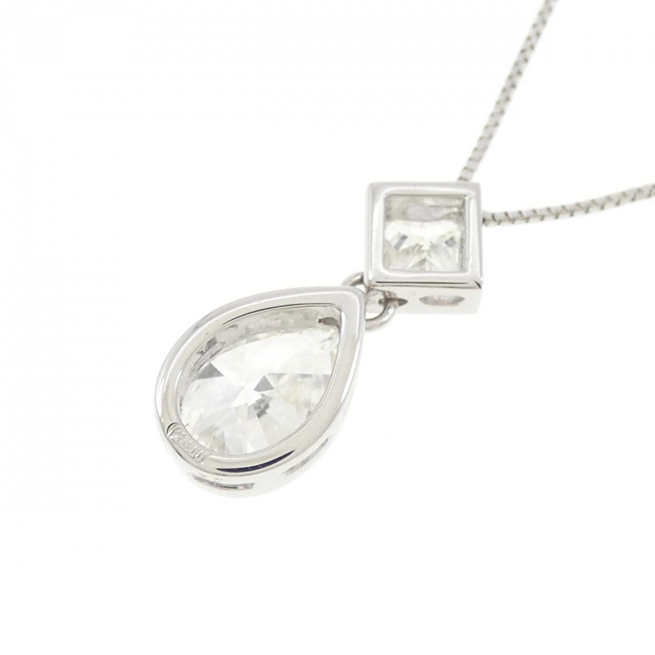 PT900/PT850 ダイヤモンド ネックレス 1.02CT