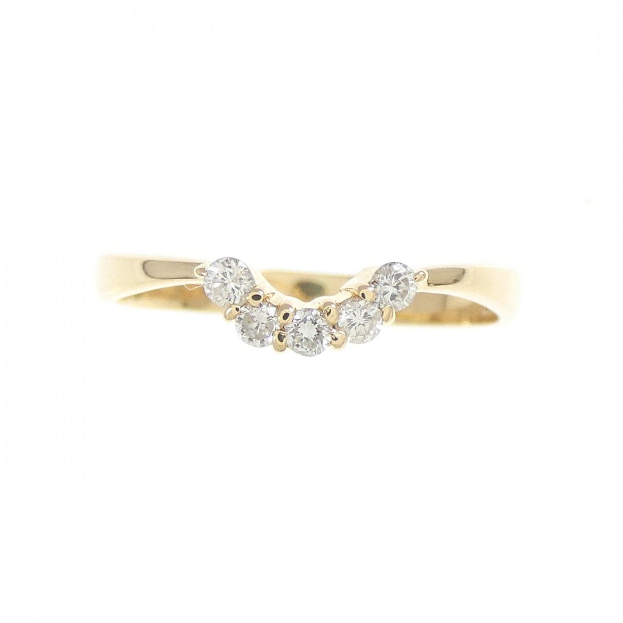 K18YG ダイヤモンド リング 0.10CT
