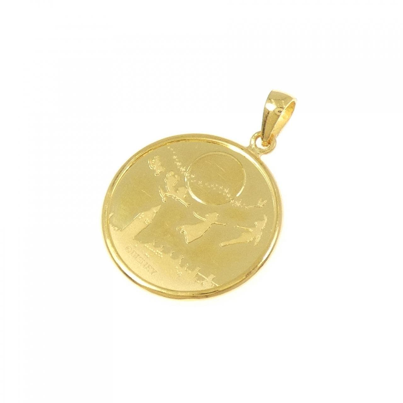 K24YG(枠) コイン ペンダント