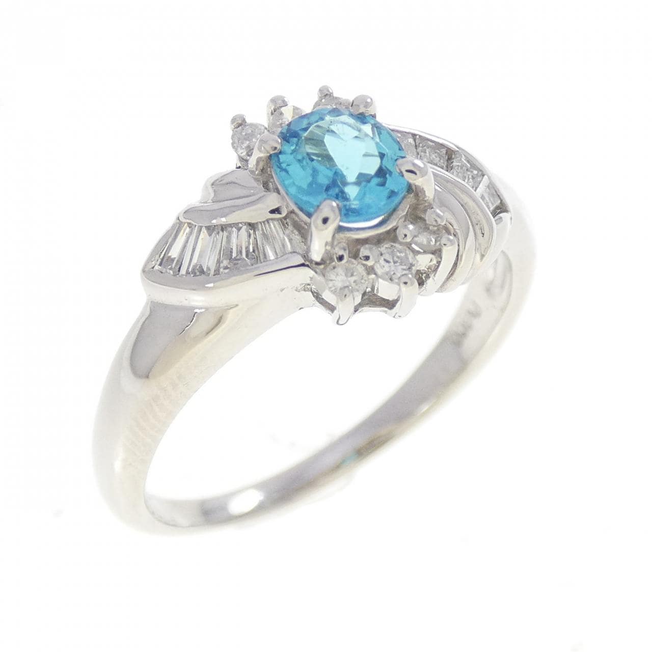 PT900 パライバトルマリン リング 0.34CT