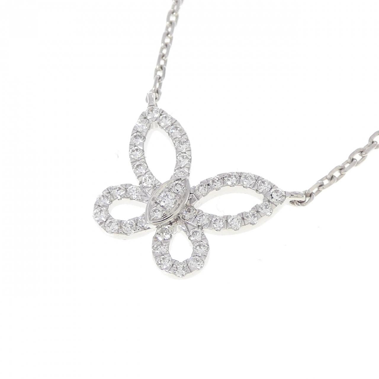 グラフ ミニ バタフライ シルエット ネックレス