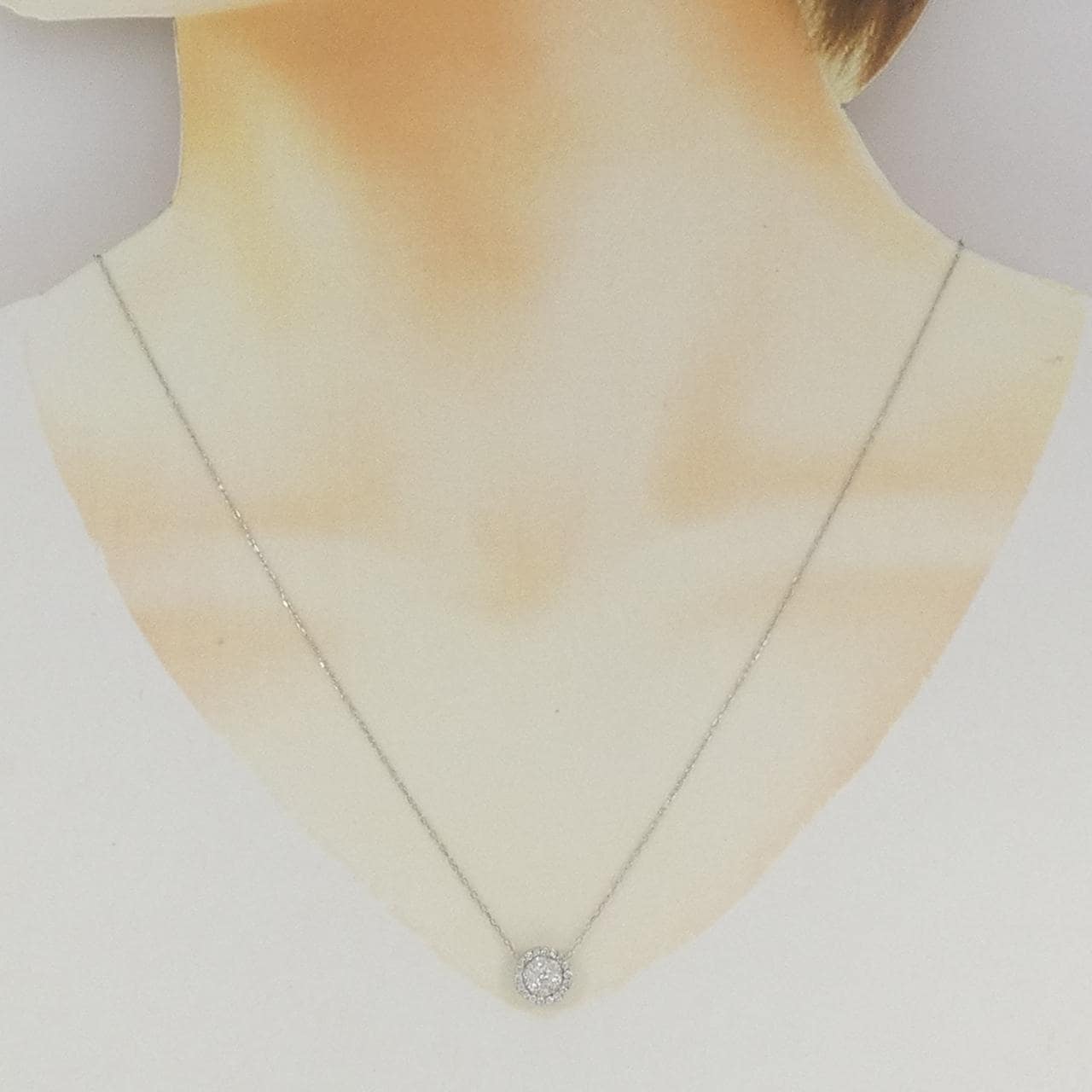 PT950/PT850 ダイヤモンド ネックレス 0.31CT