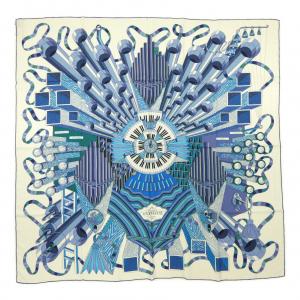 エルメス HERMES POINT D'ORGUE H242680S カレジェアン140 ショール