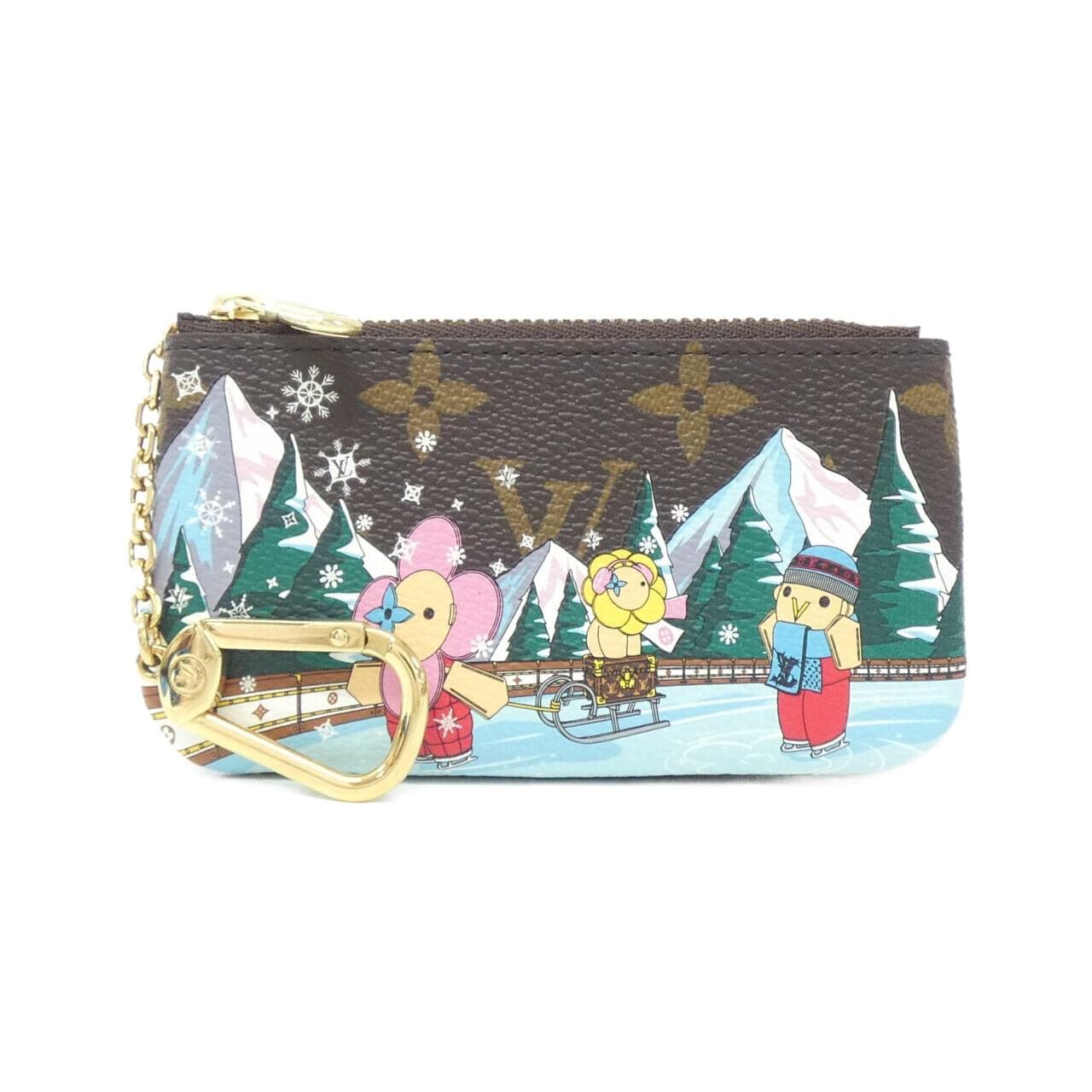 LOUIS VUITTON Monogram (Vivienne) Pochette Cle M82620 Coin & Key Case