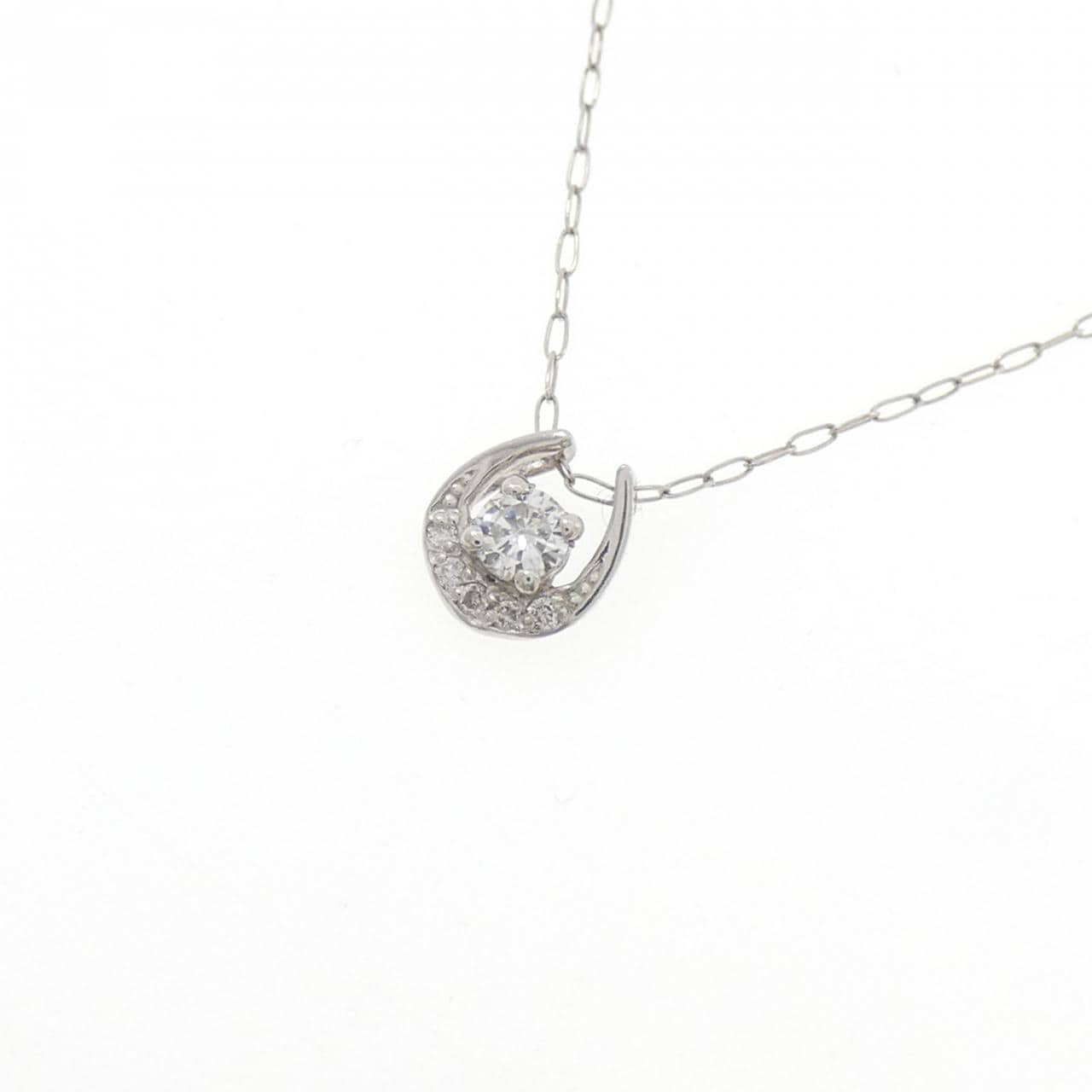 PT900/PT850 ダイヤモンド ネックレス 0.10CT