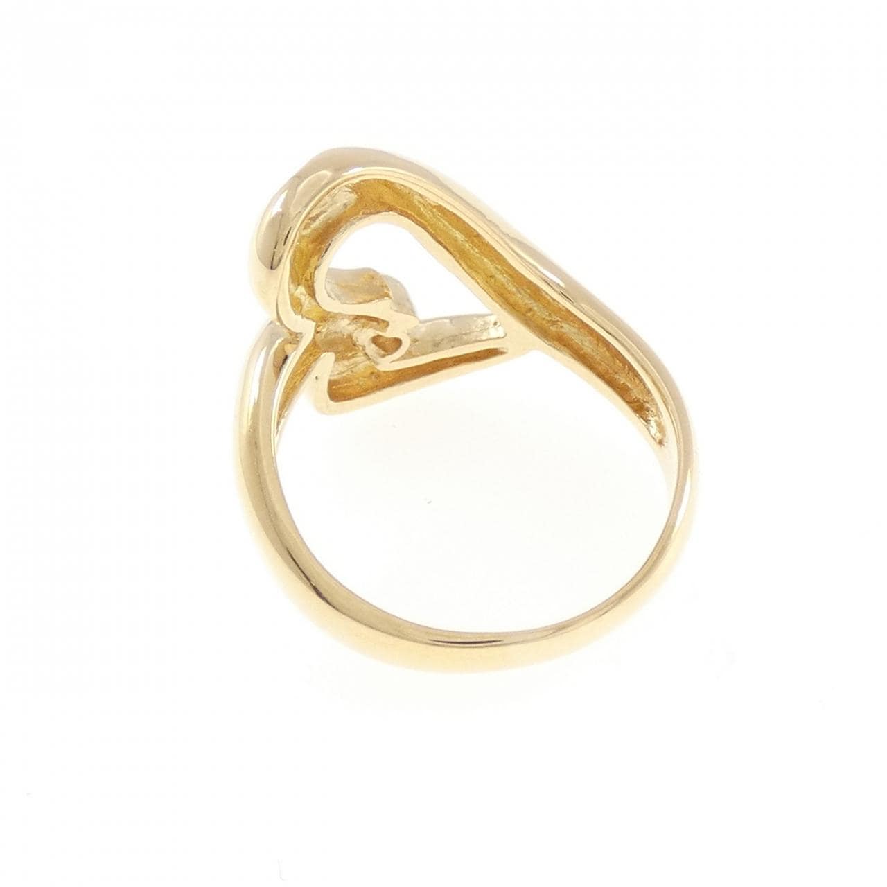 K18YG ハート ダイヤモンド リング 0.04CT