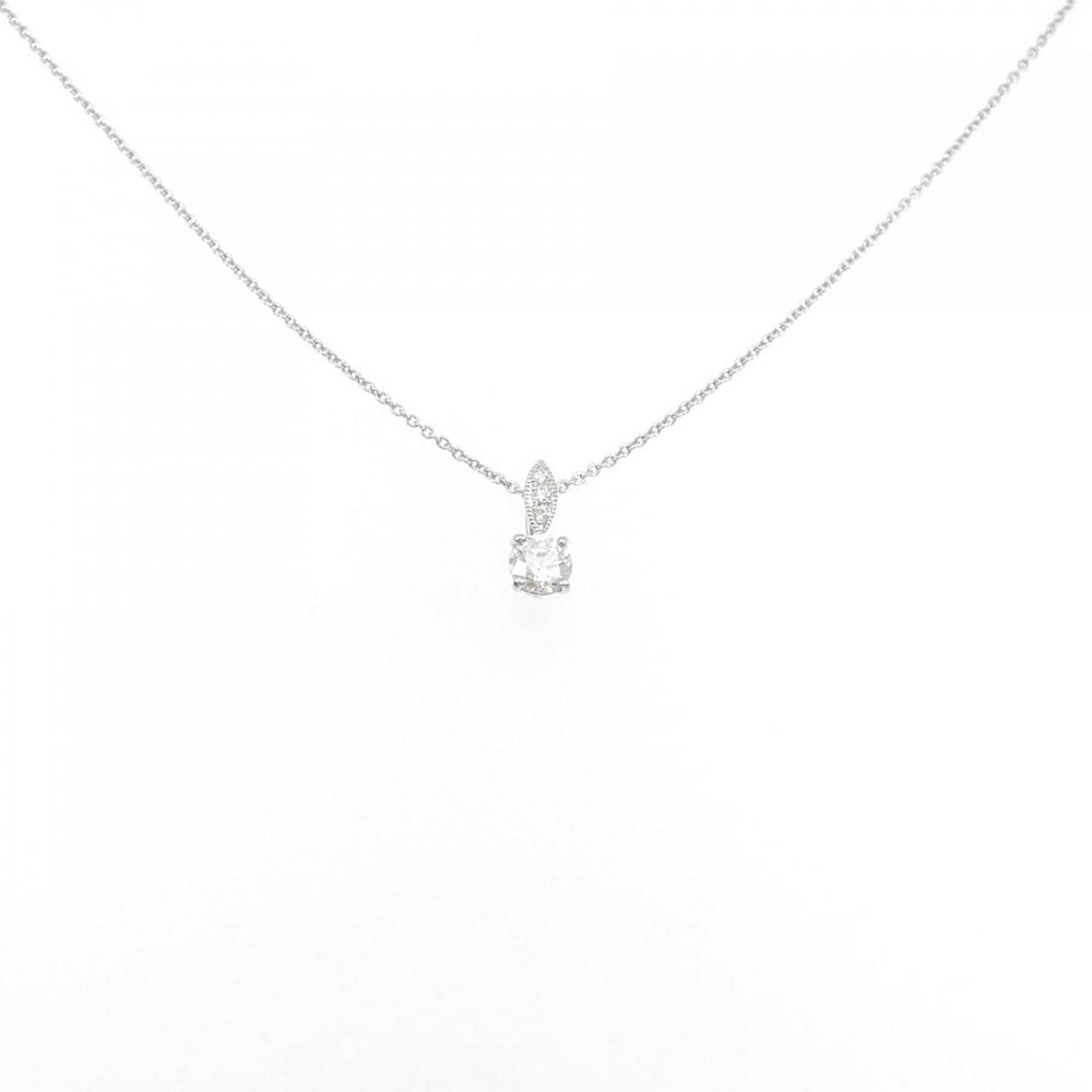 [Remake] PLATINUM Diamond Necklace 0.312CT E I1 EXT