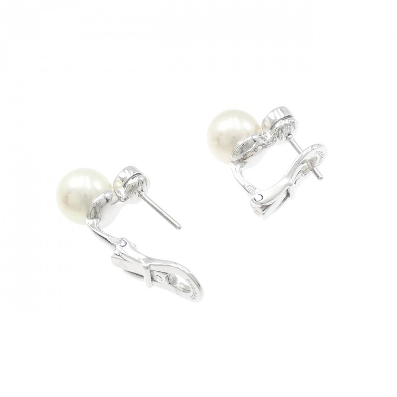 ブルガリ アコヤパール ピアス 7.9mm