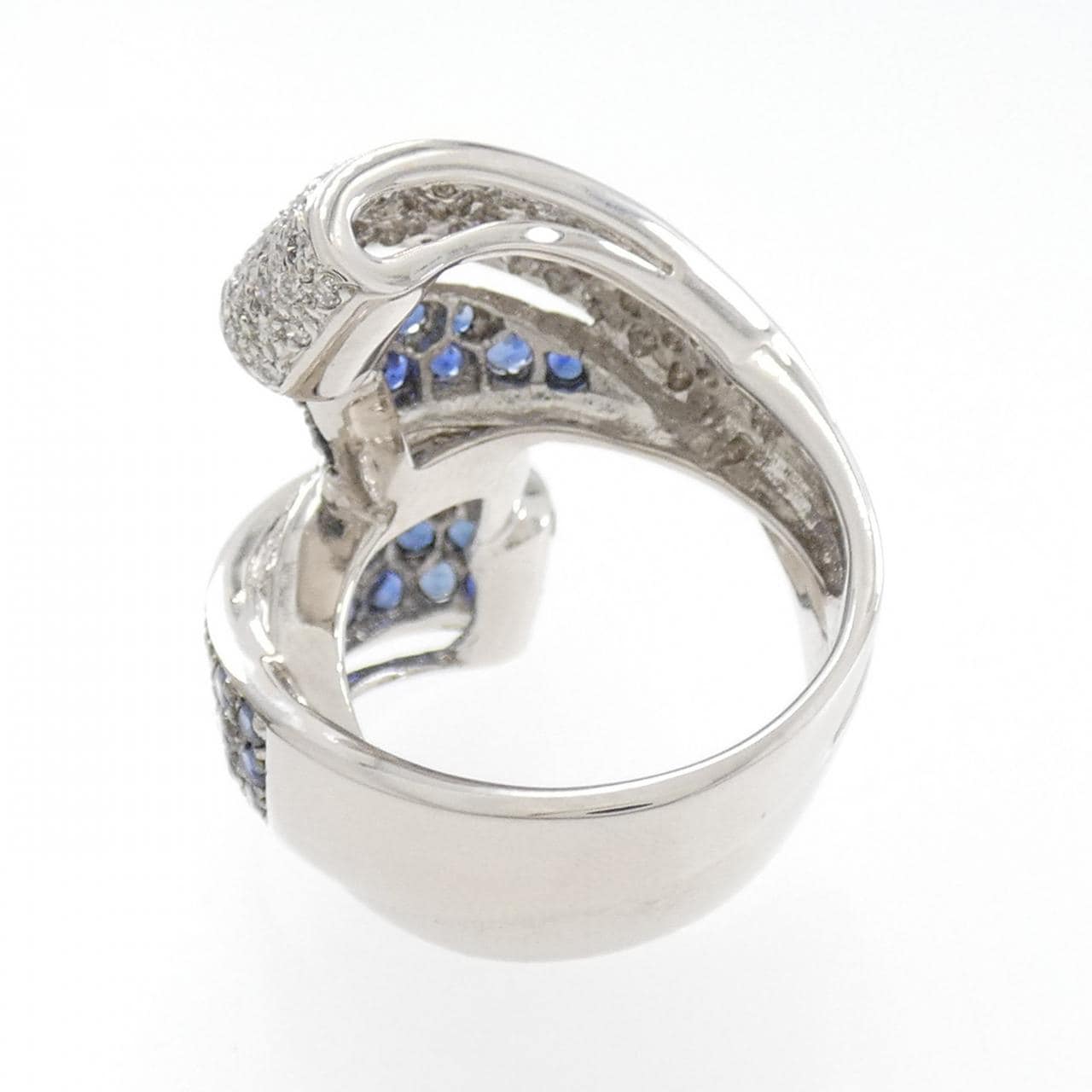 750WG/750BG サファイヤ リング 2.47CT