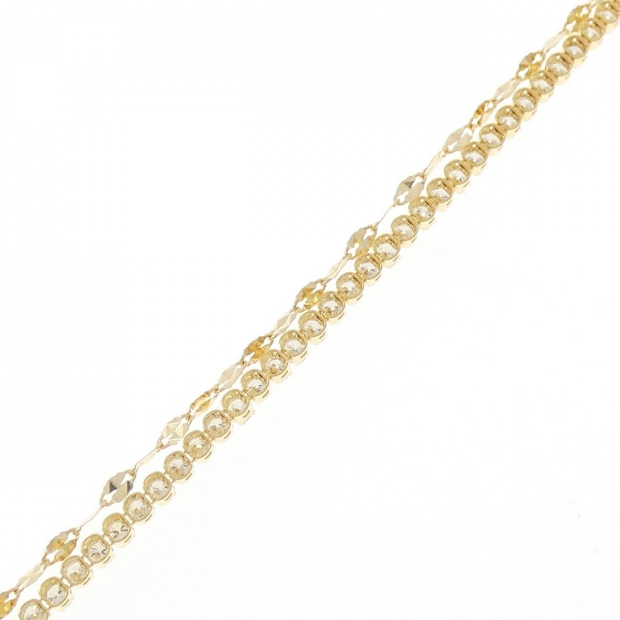 18KYG ダイヤモンド ブレスレット 2.00CT