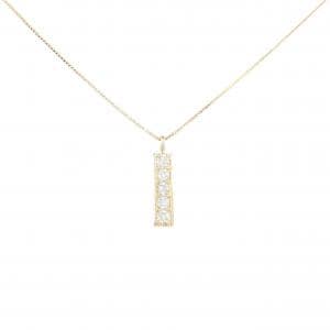K18YG ダイヤモンド ネックレス 0.19CT