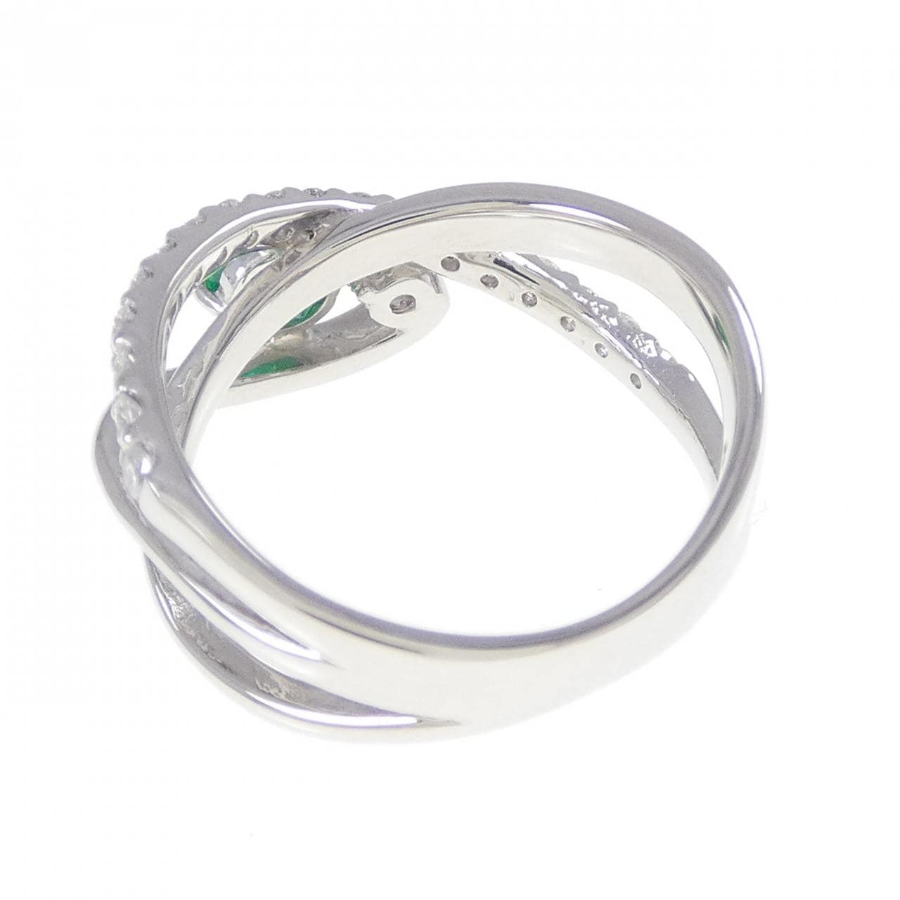 PT900 エメラルド リング 0.33CT